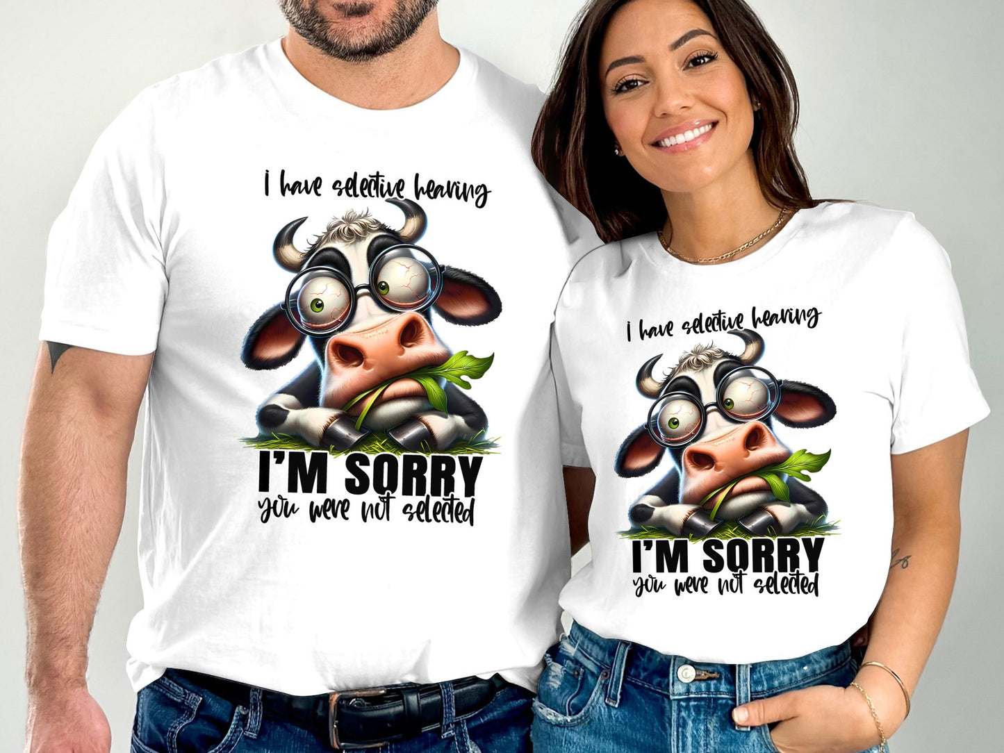 I have selective hearing I'm sorry you were not selected