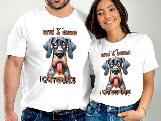 I don't Rise & Shine I Caffeinate and hope for the best