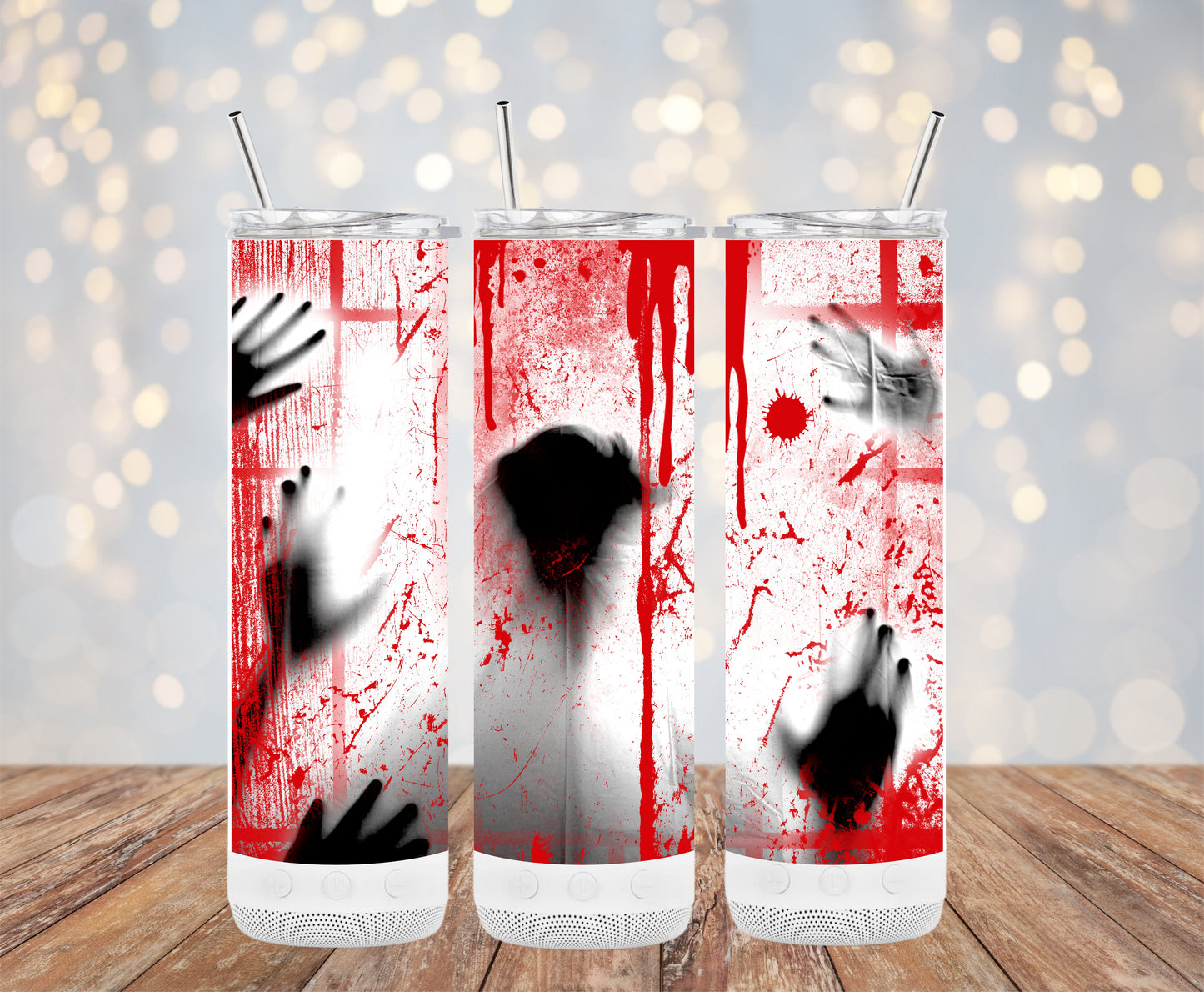 Horror Wall (Halloween Tumblers)