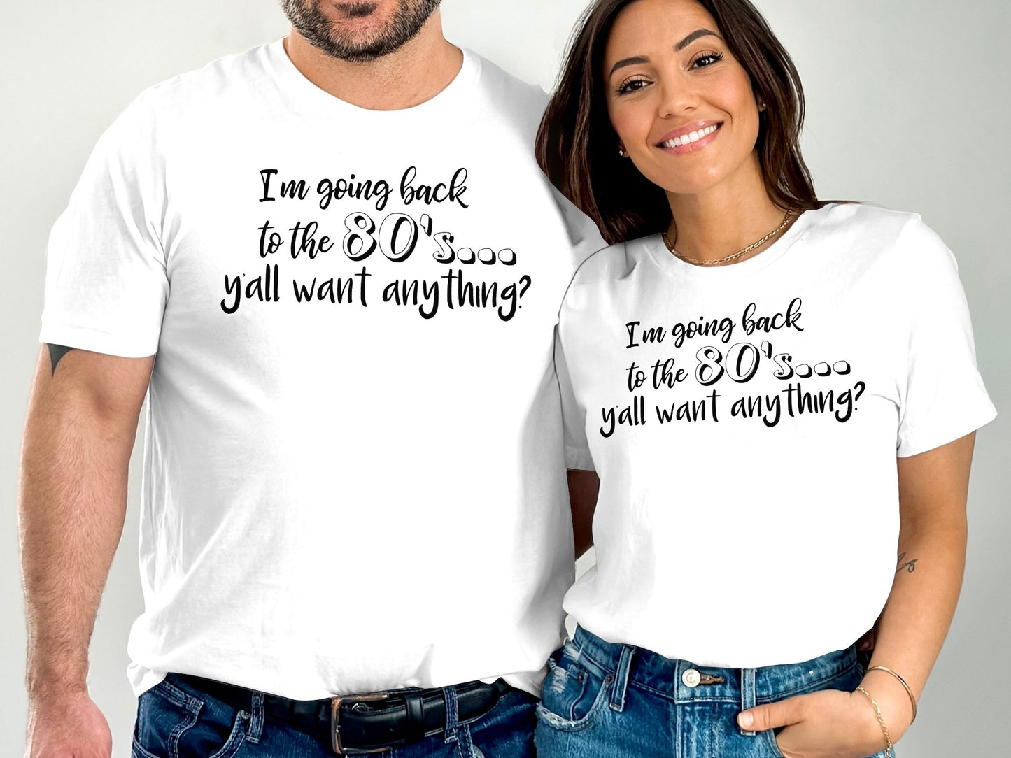 I'm going back to the 80's Yall want anything