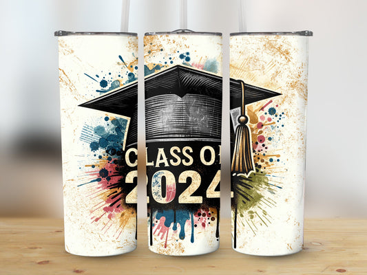 Class of 2024 Grunge (Graduation Tumbler)