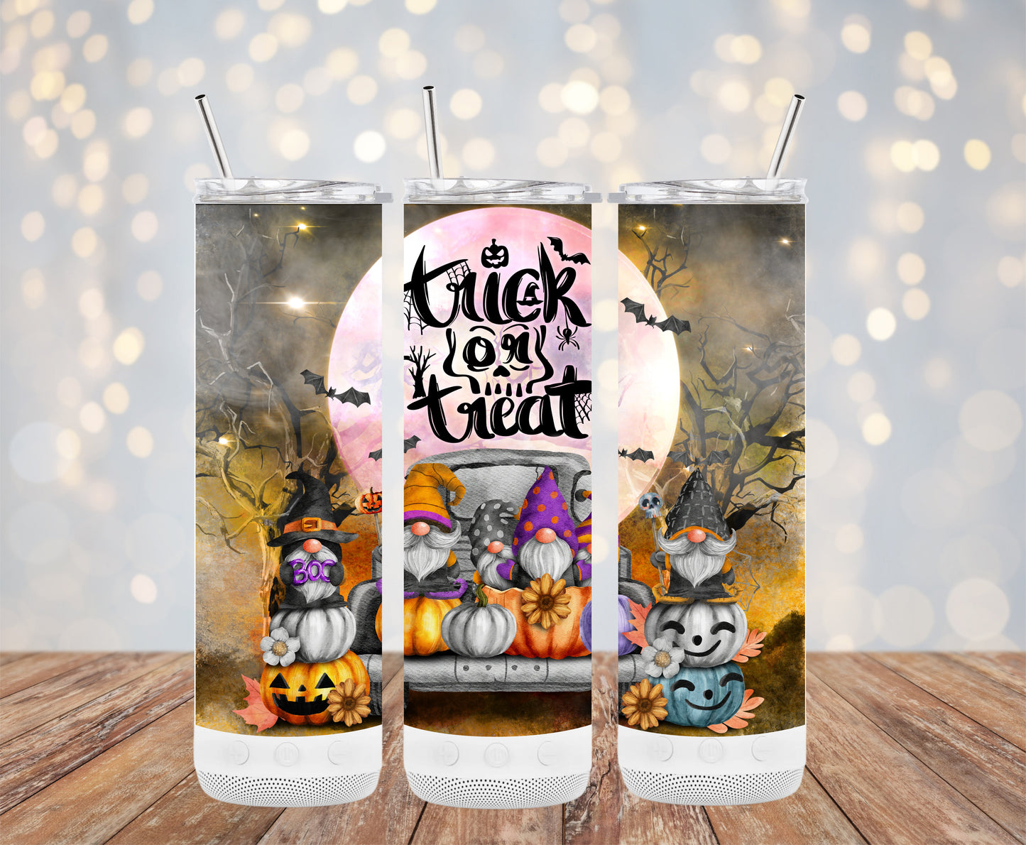 Trick or Treat Gnomes (Halloween Tumblers)