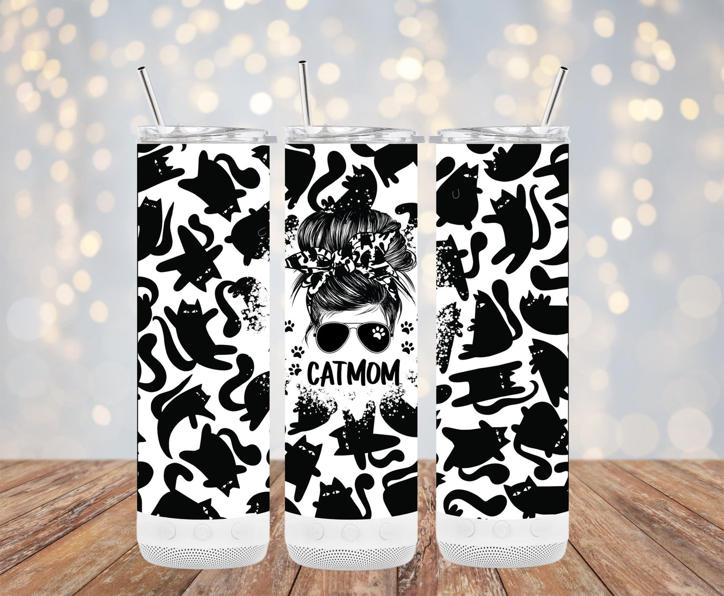 Cat Mom Tumbler--30846