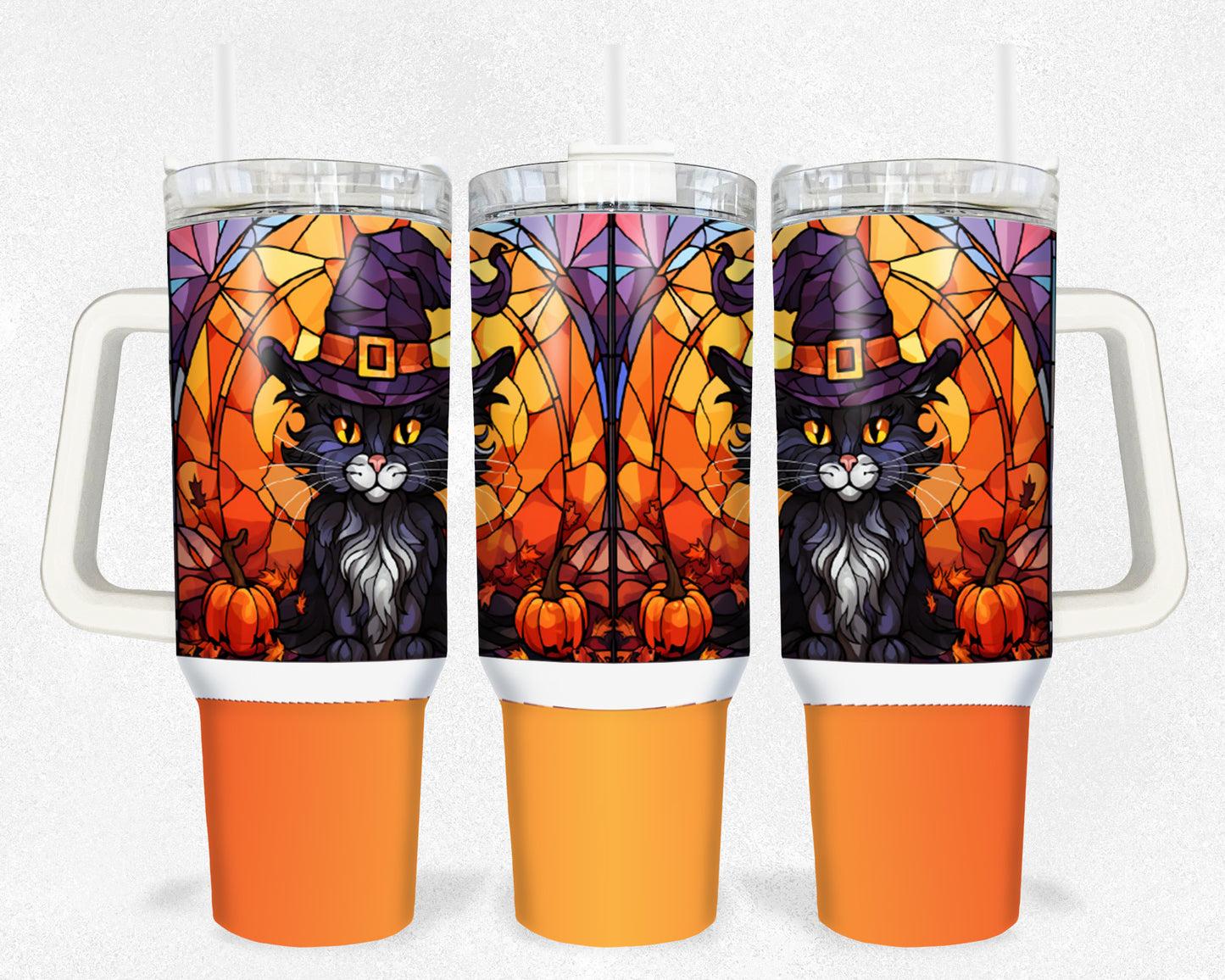 Black Cat 40 oz Tumbler