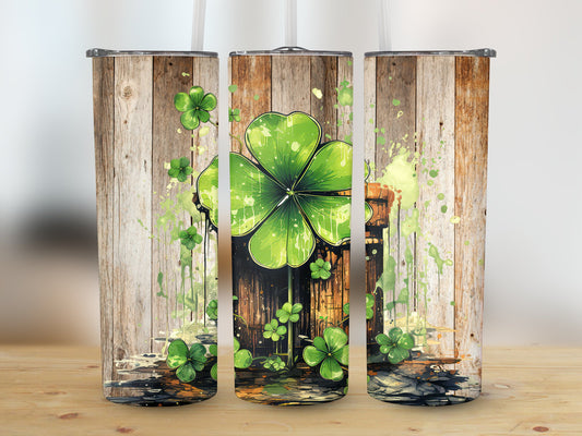 Four Leaf Clover (St. Patrick's Tumbler)
