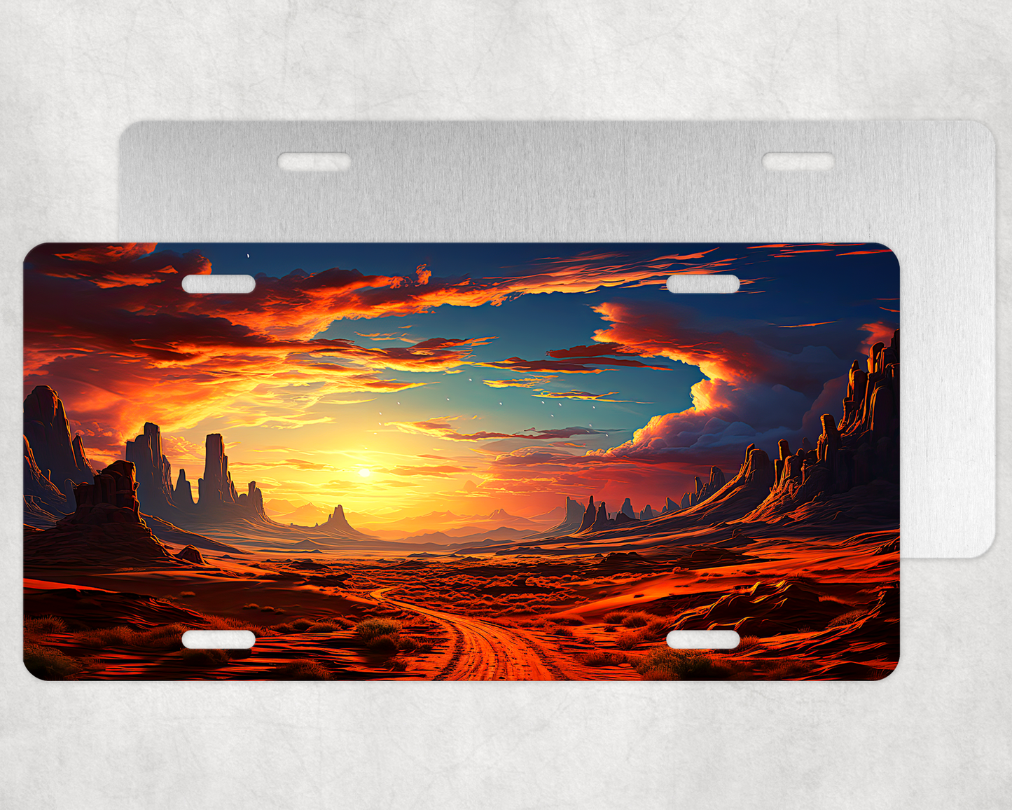 Desert 1 License Plate