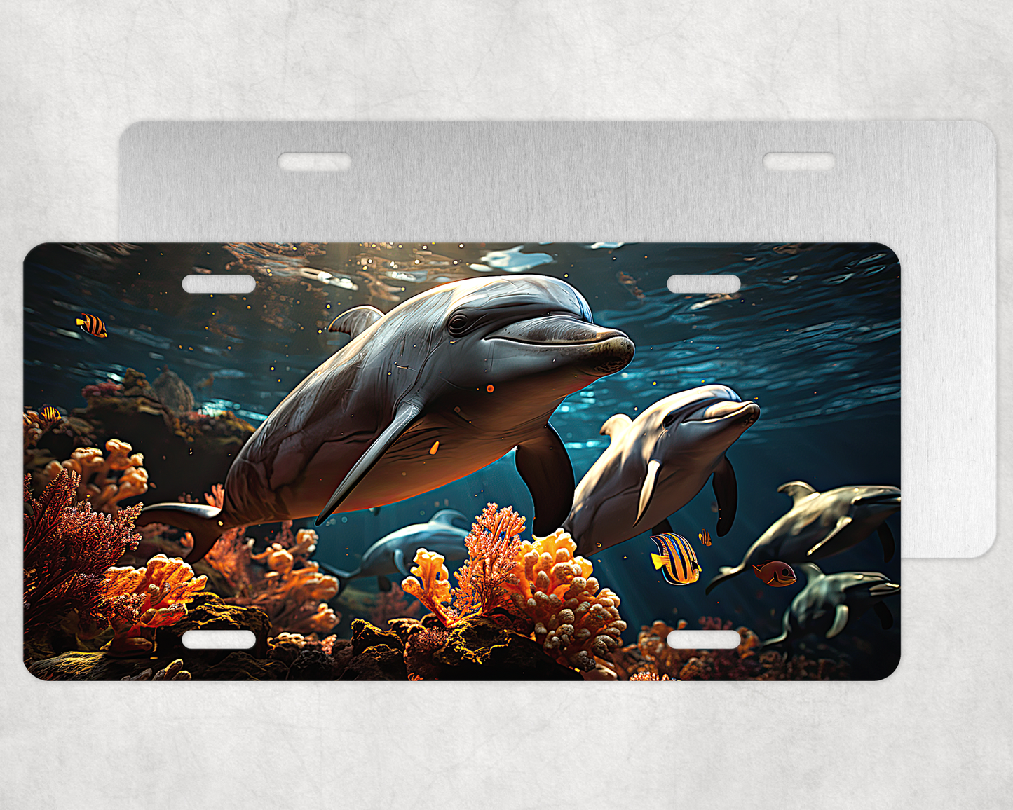 Dolphin 1 License Plate