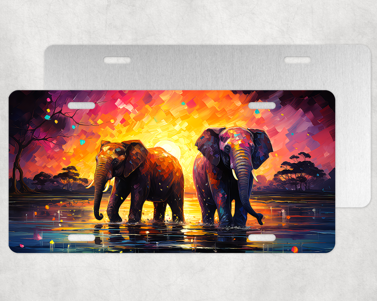 Elephant License Plate