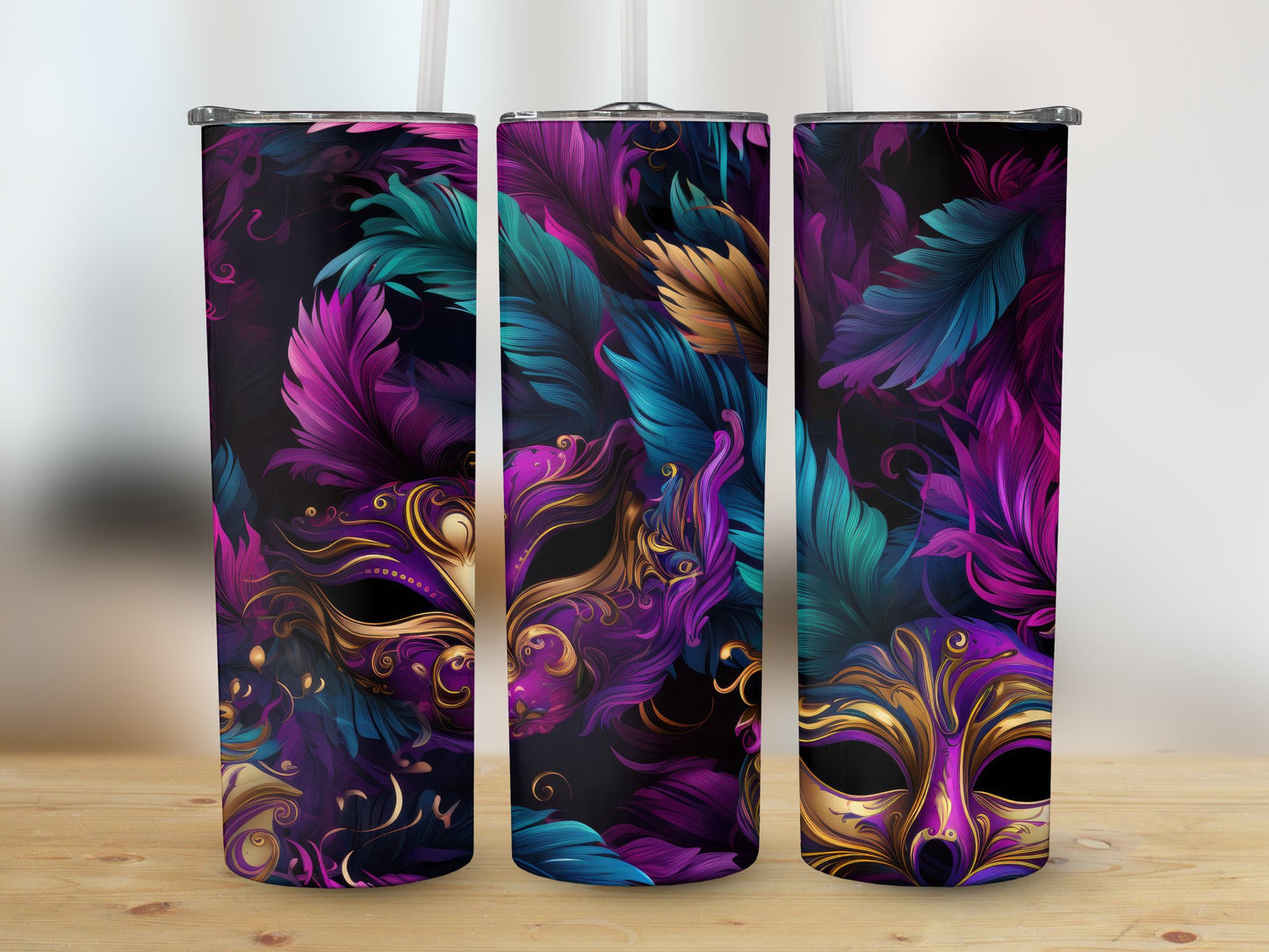 Mardi Gras Mask (Mardi Gras Tumbler)