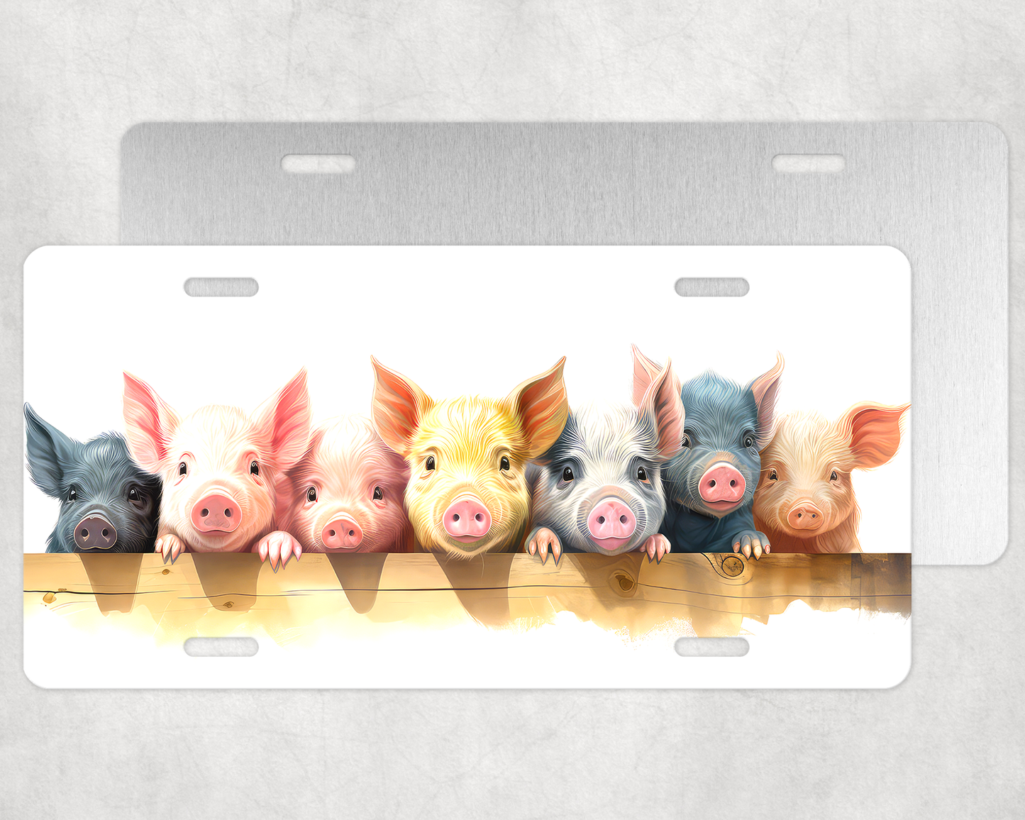 Pigs License Plate