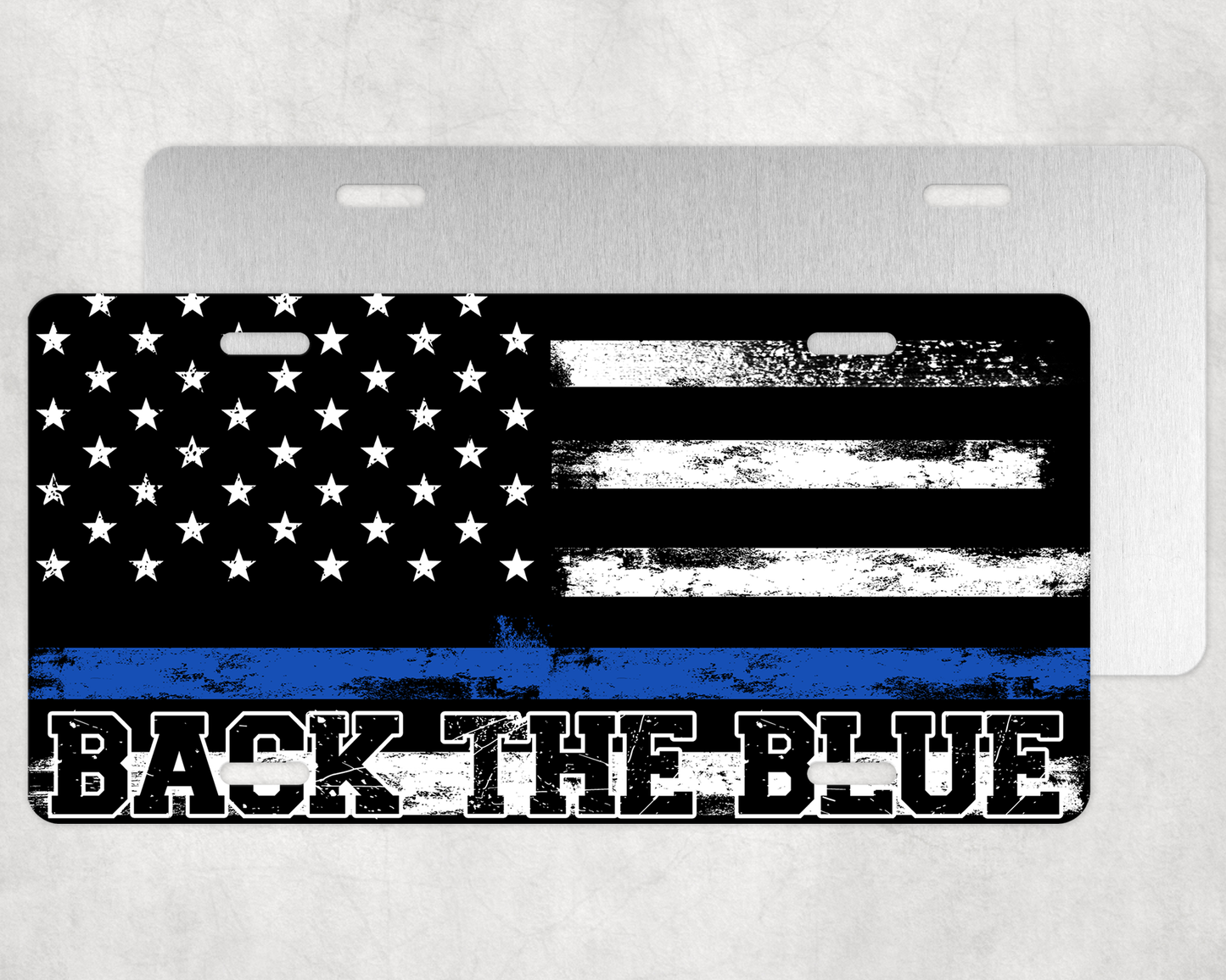 Police License Plate