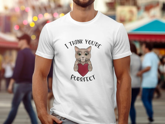 I THINK YOU'RE PURRFECT (Valentine T-shirt)