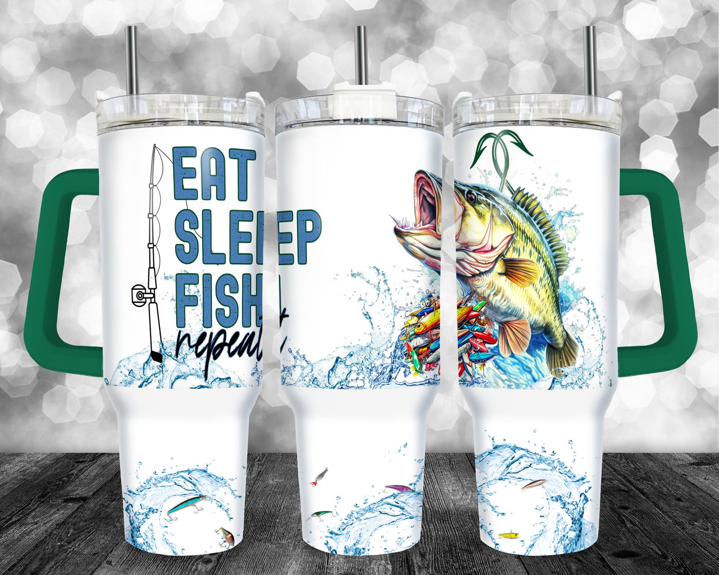 Copy of Eat Fish Repeat 40 oz. Tumbler