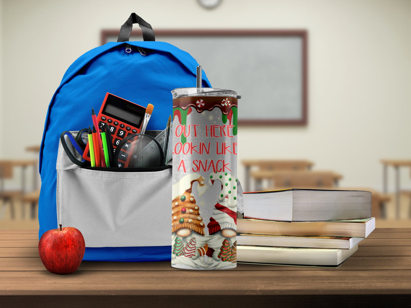 Out Here Lookin Like a Snack Gnome 6649730 Christmas Tumbler