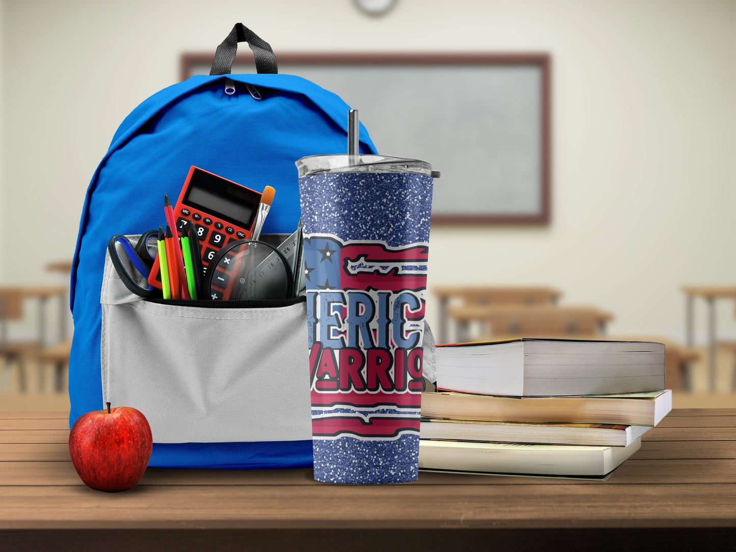 Patriotic American Warrior Star-Spangled (4th July Tumblers) 8371610