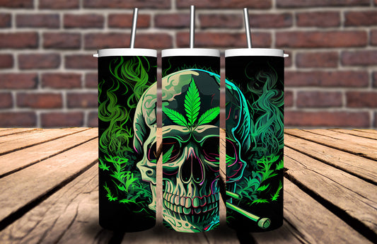 Smoking Skull 90907 Tumbler