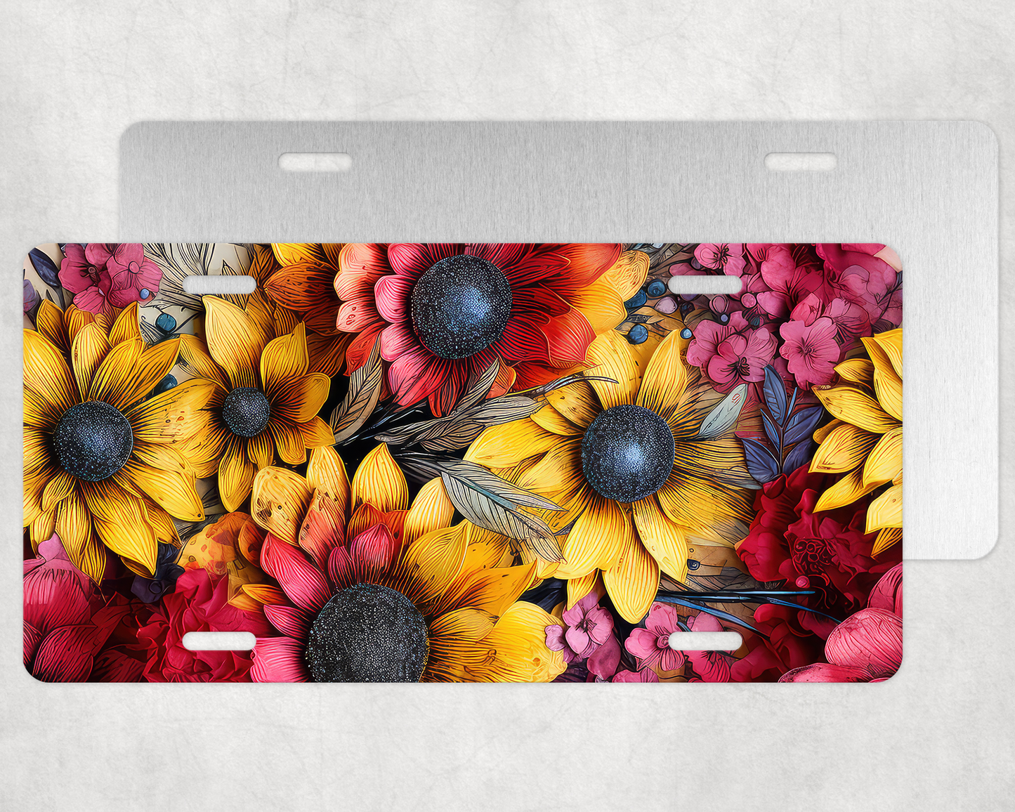 Sunflower 2 License Plate