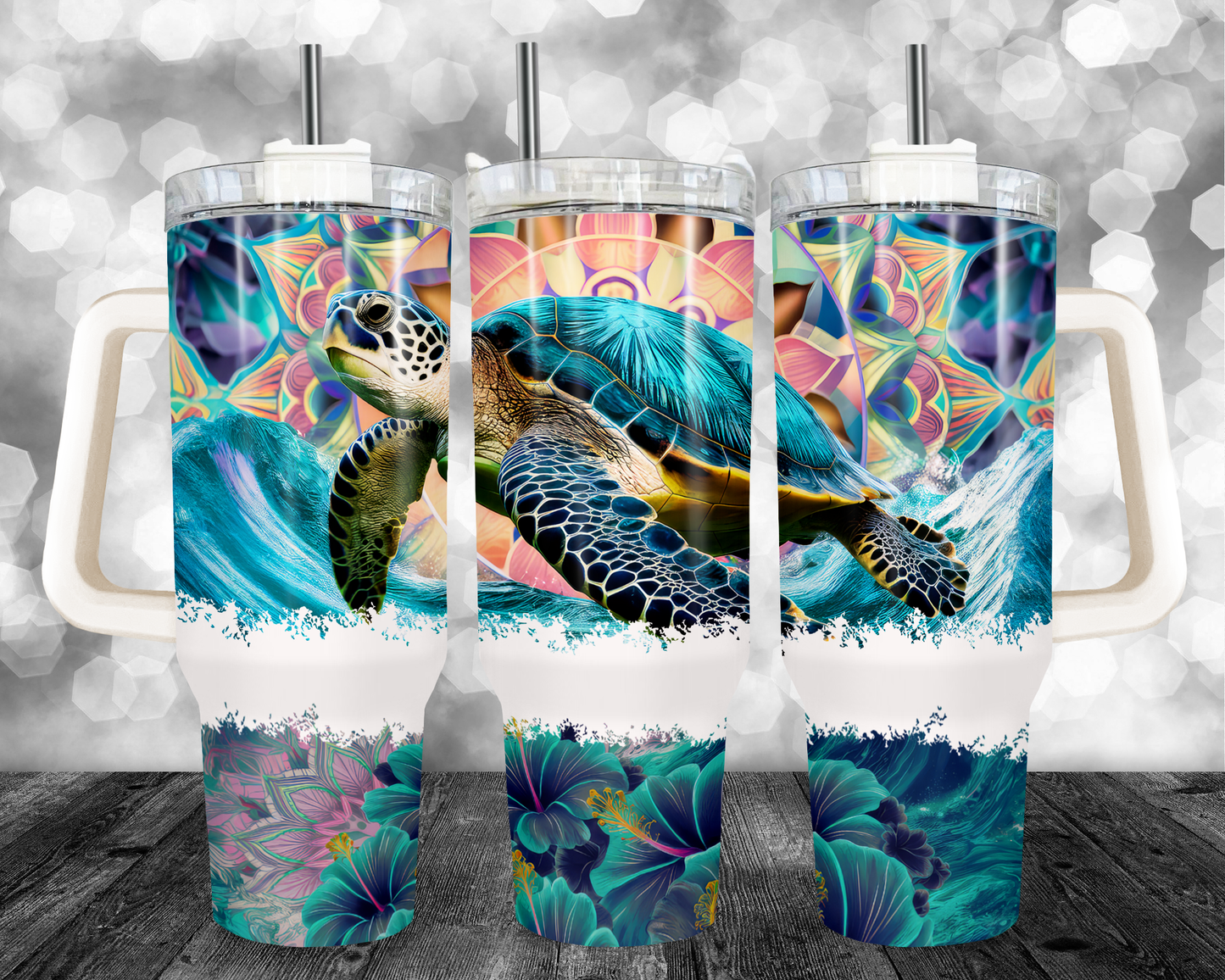 Turtle 1--- 40 oz Tumbler