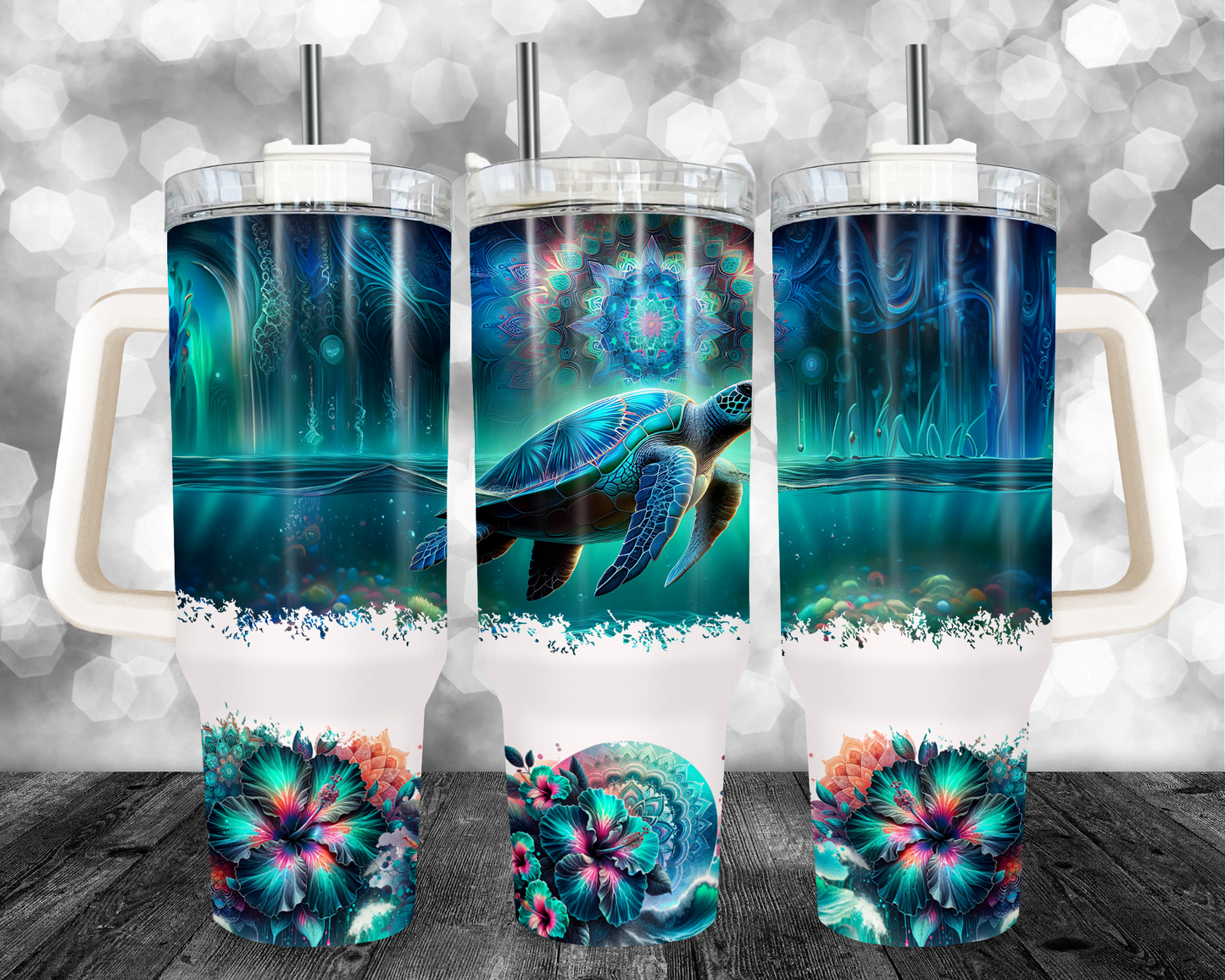 Turtle 3--- 40 oz Tumbler