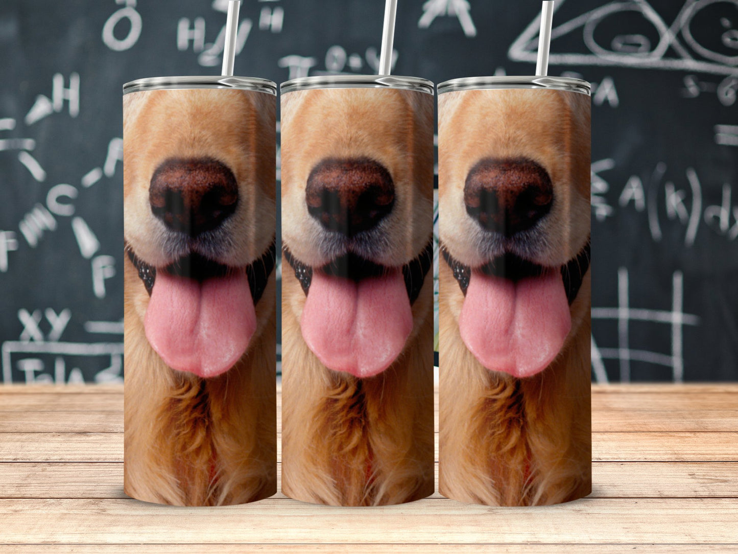 Golden Retriever Dog Face Insulated Tumbler product