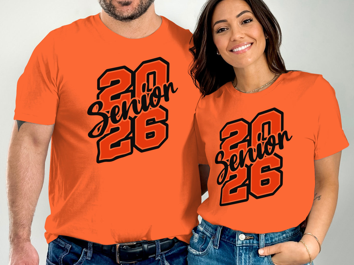 2026 Senior Graphic Tees Matching Couple T-shirt product type