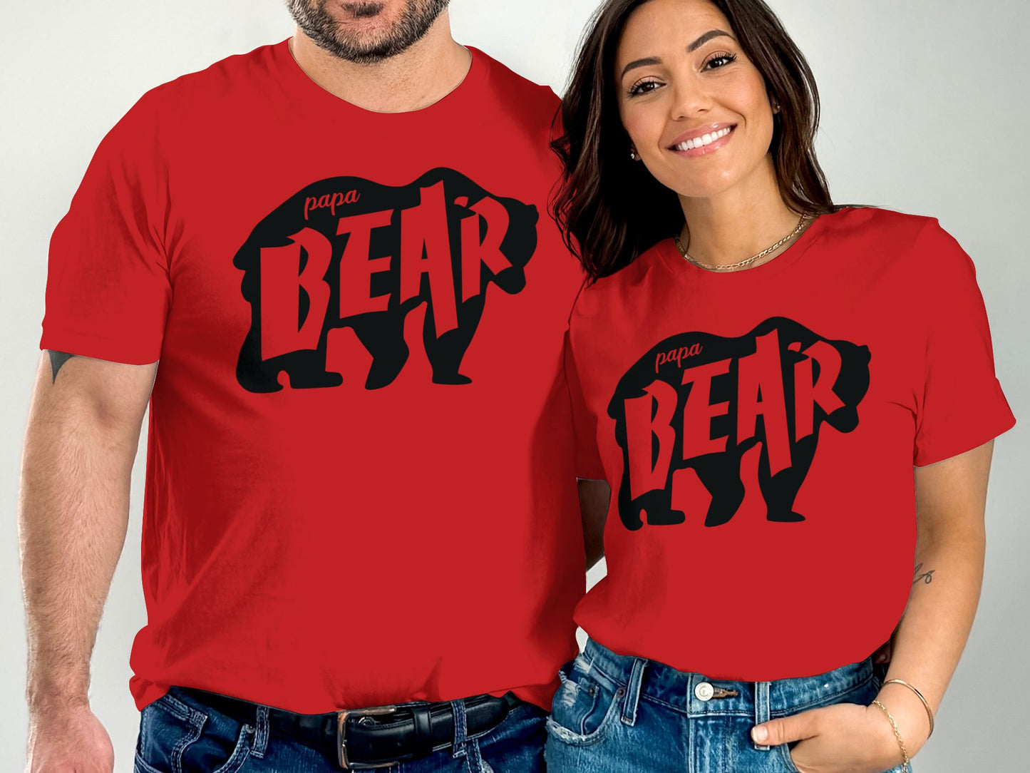 Matching Papa Bear Themed T-Shirt product