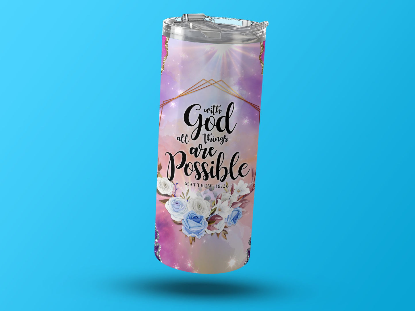 With God All Things Are Possible Tumbler product