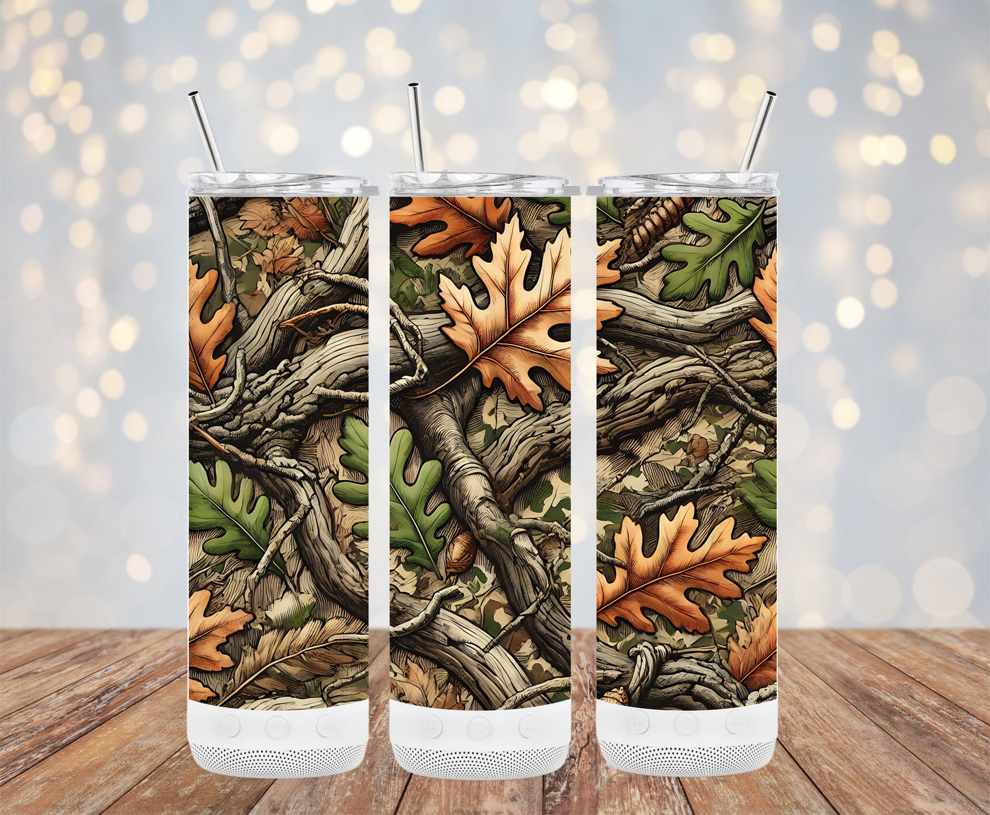 Autumn Leaves and Woodlands Themed Tumbler product