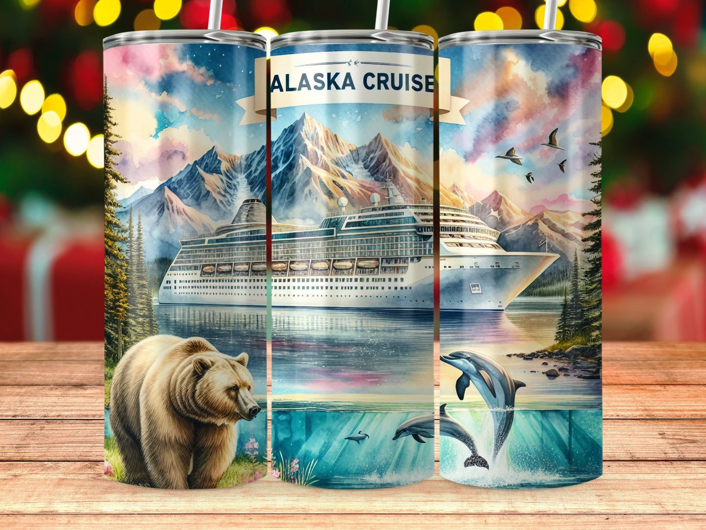 Alaska Cruise Travel Scenic Stainless Steel Tumbler product type