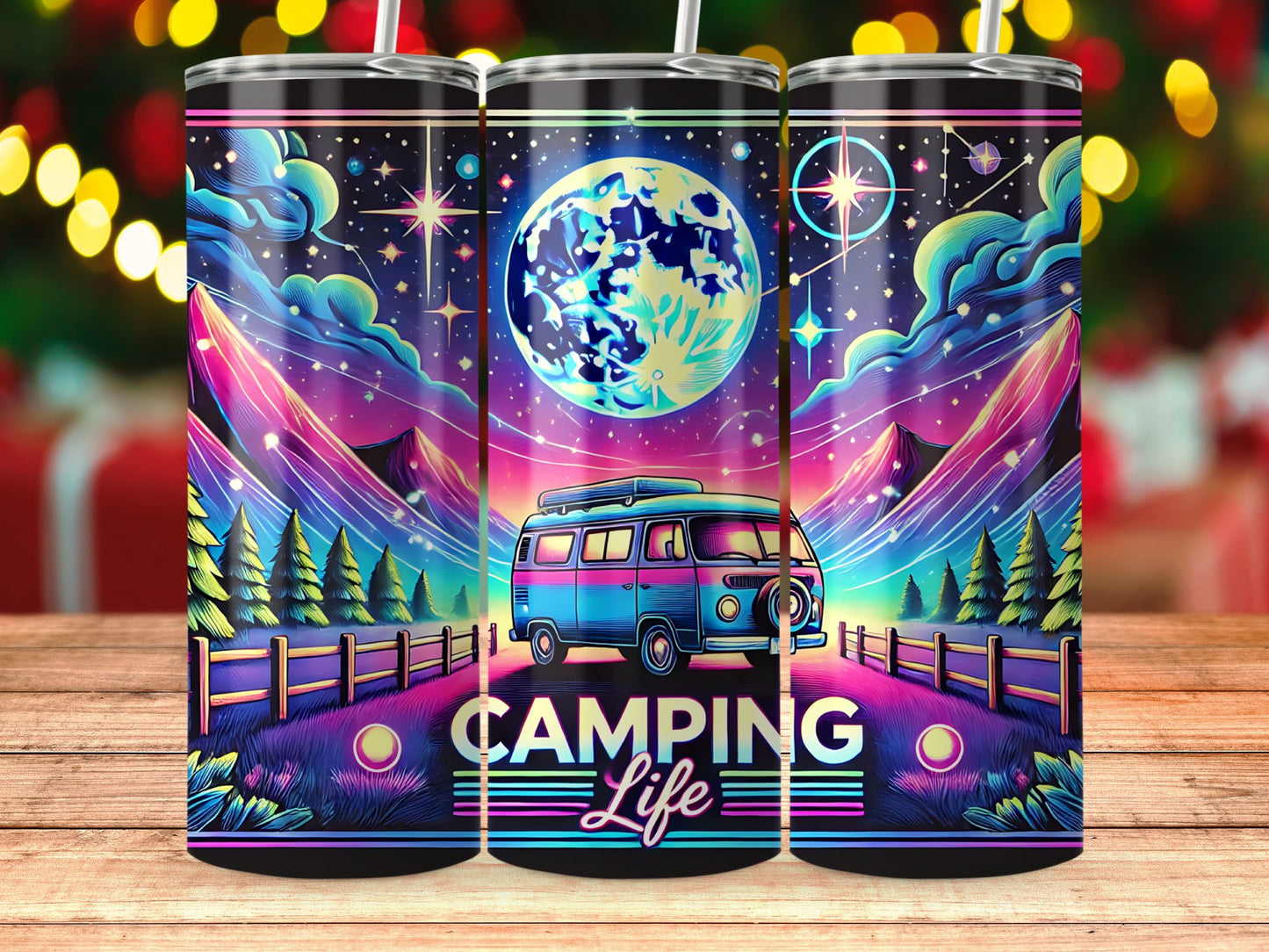 Camping Life Van Outdoor Adventure Tumbler product