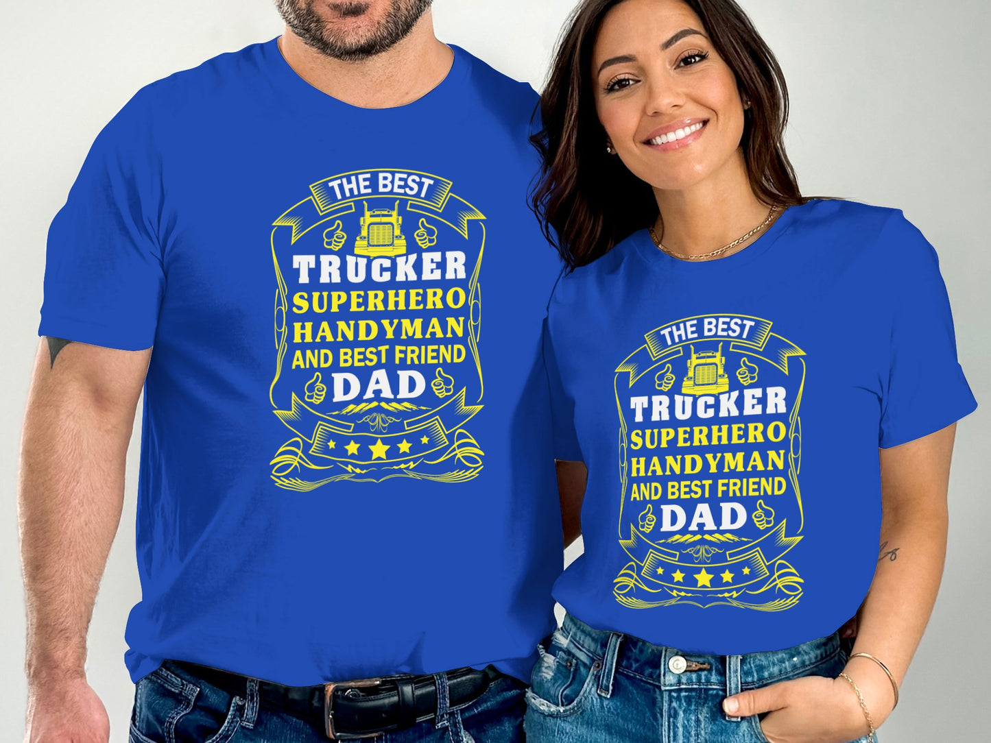 The Best Trucker Superhero Handyman Dad T-shirt product
