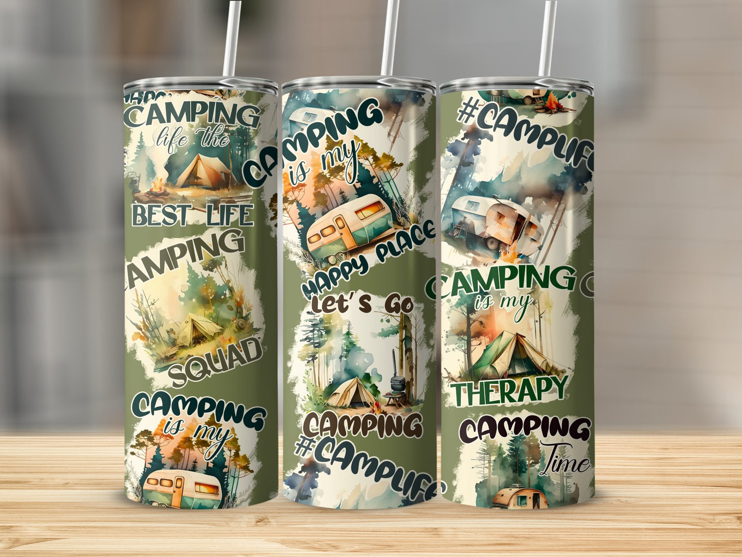 Camping Therapy Happy Place Best Life Squad product