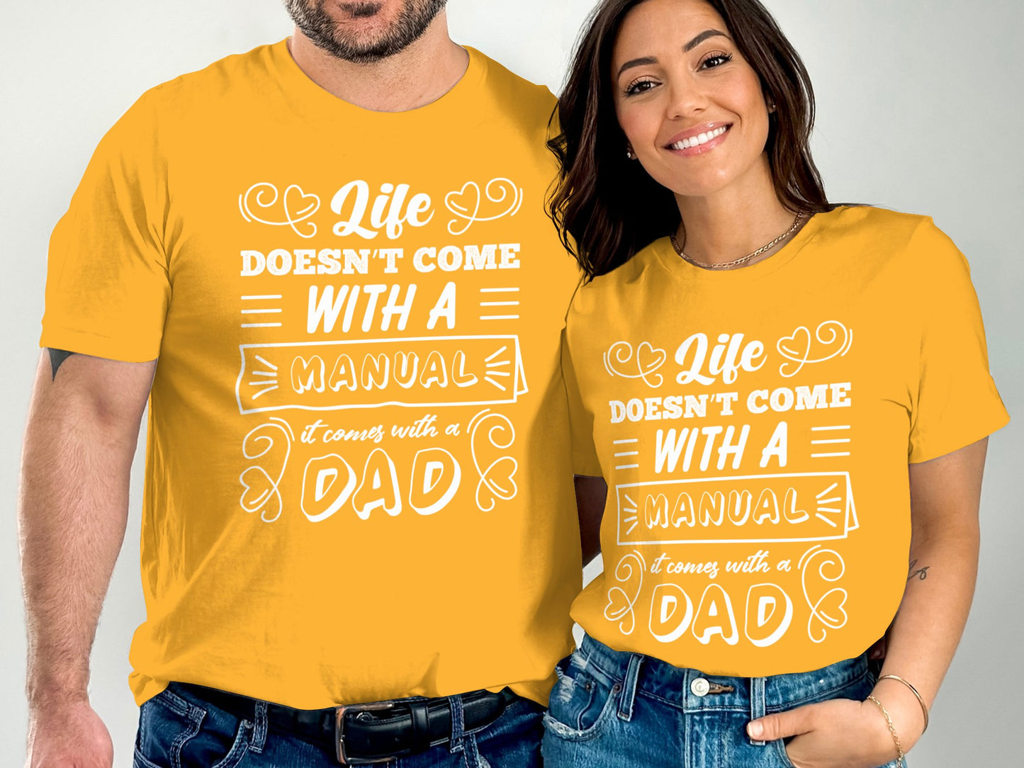 Life Doesn't Come With a Manual Dad T-shirt Product