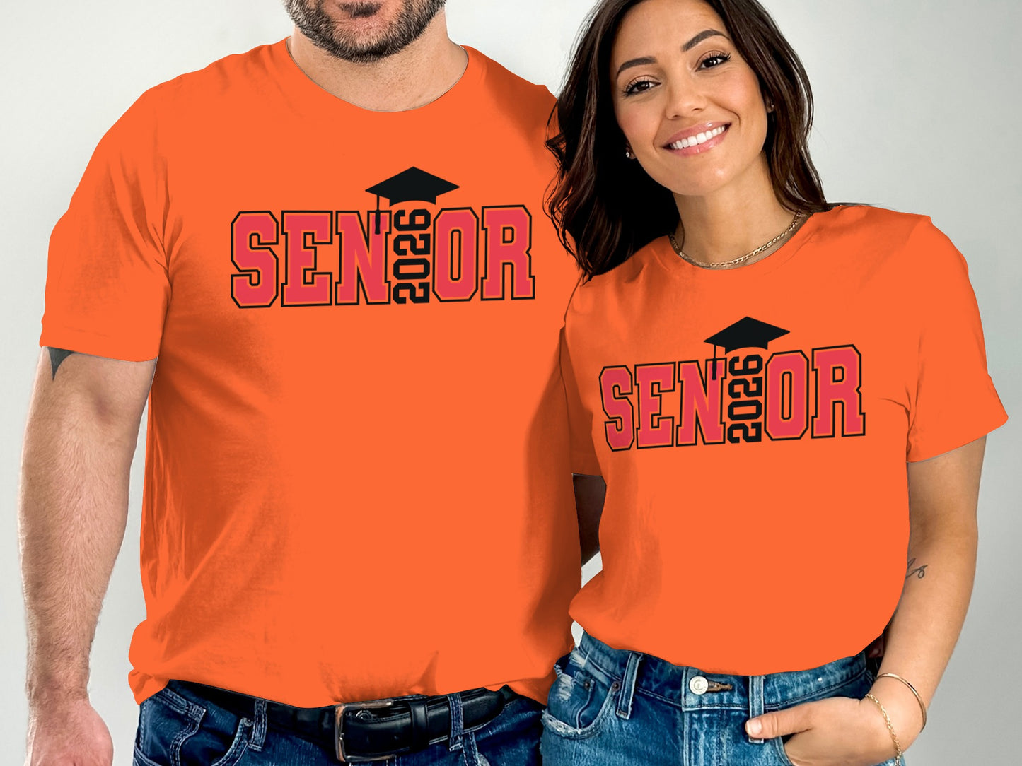 Custom 2026 Senior Graduation Orange T-shirt product