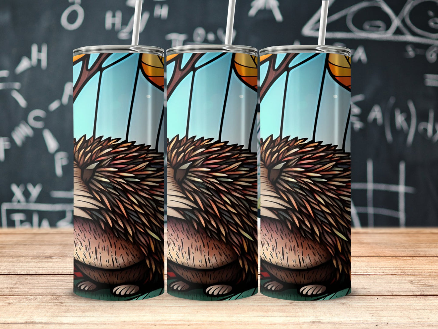Cute Hedgehog Woodland Scene Tall Drinkware product type