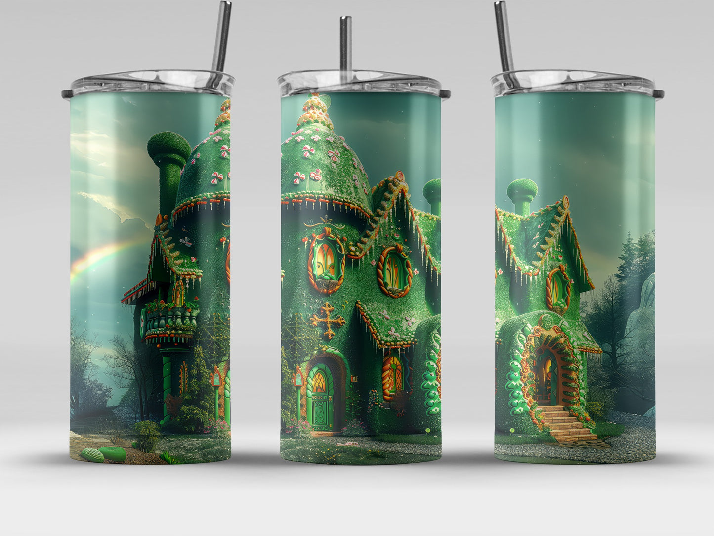 Enchanted Gingerbread House Travel Tumbler