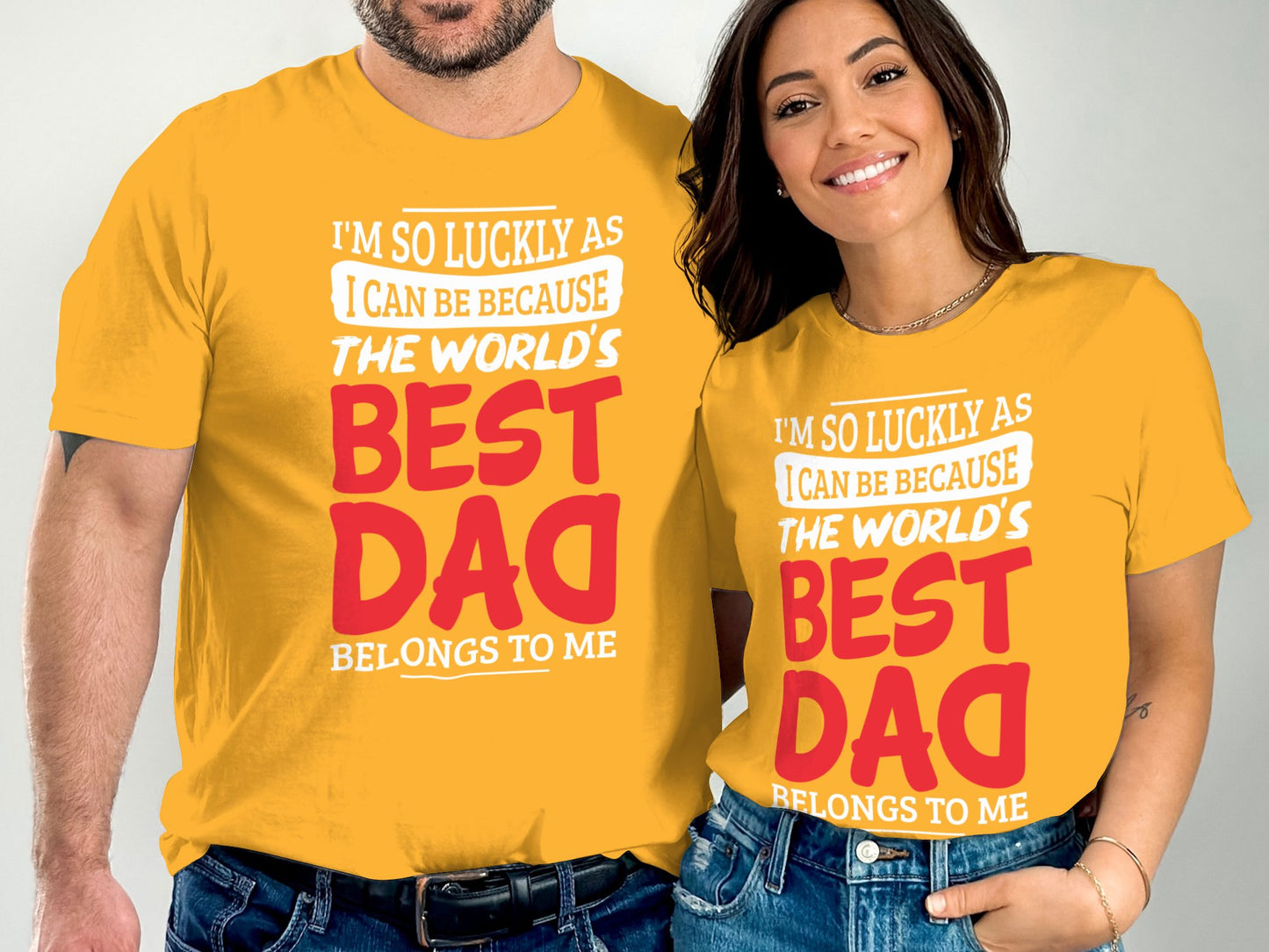 The World's Best Dad Belongs to Me T Shirt product