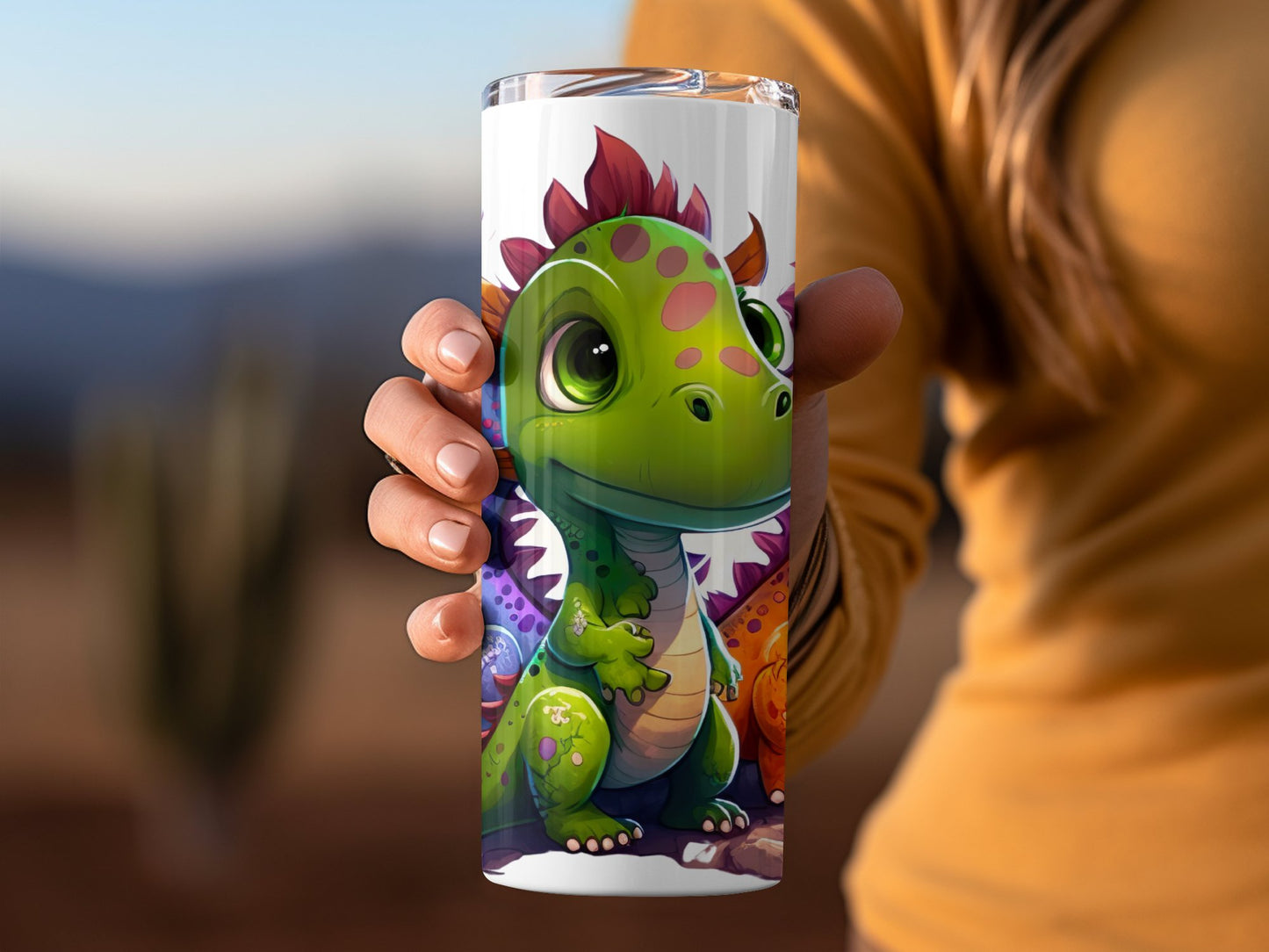 Adorable Dinosaur Art Insulated 20oz Travel Mug product
