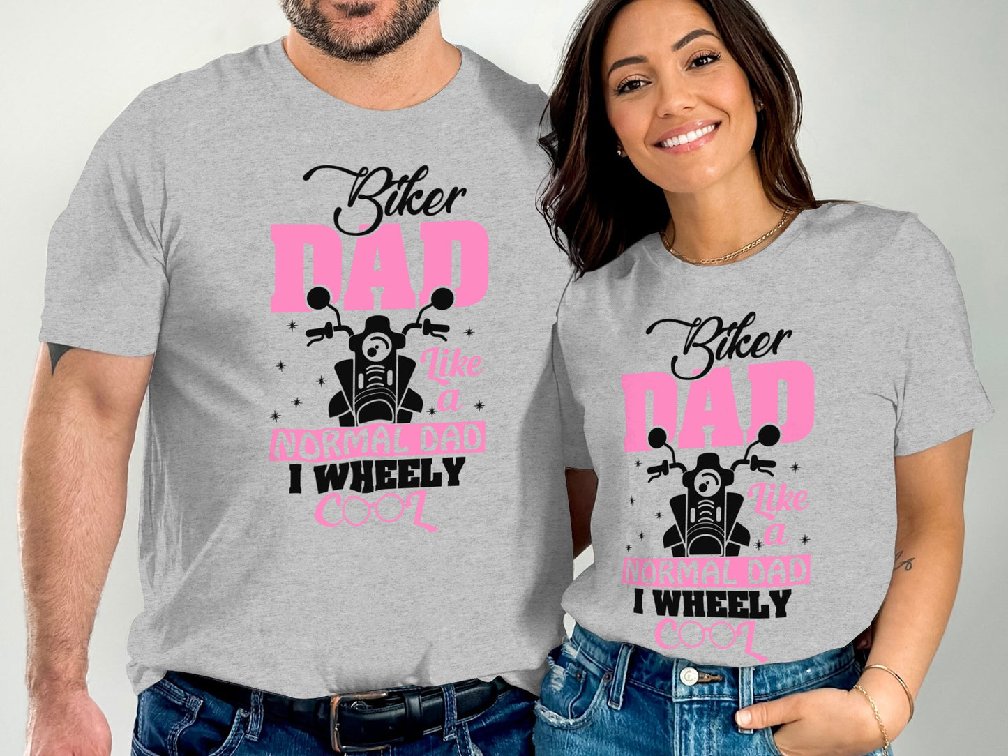 Biker Dad I Wheely Cool Graphic T-Shirt product type