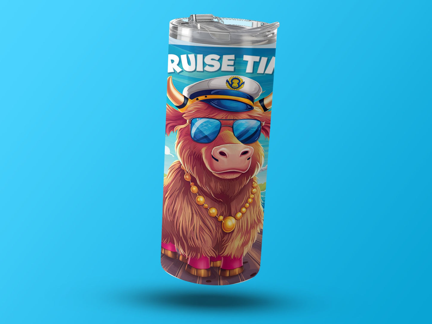 Cruise Time Cartoon Animal Tumbler Product