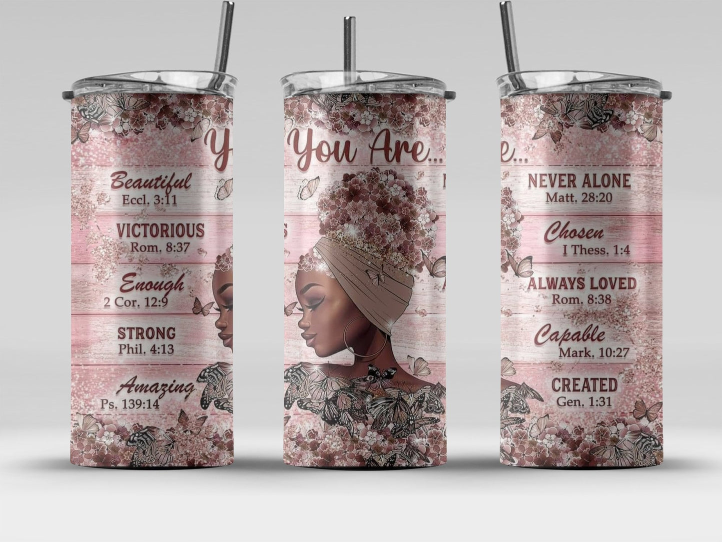 Affirmation Travel Mug Strong Beautiful Amazing product