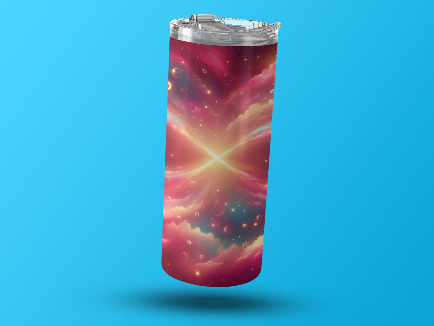 Vibrant Cosmic Design Tall Insulated Tumbler product type