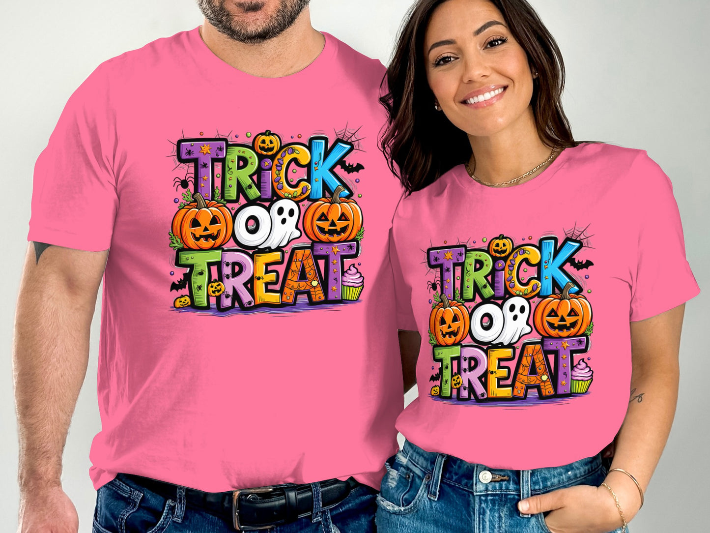 Trick or Treat Colorful Halloween Shirt product type