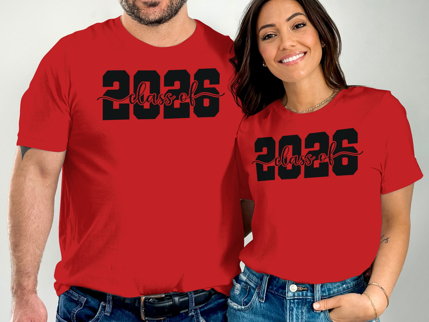 Red Class of 2026 Graphic Tee Perfect for Casual Product