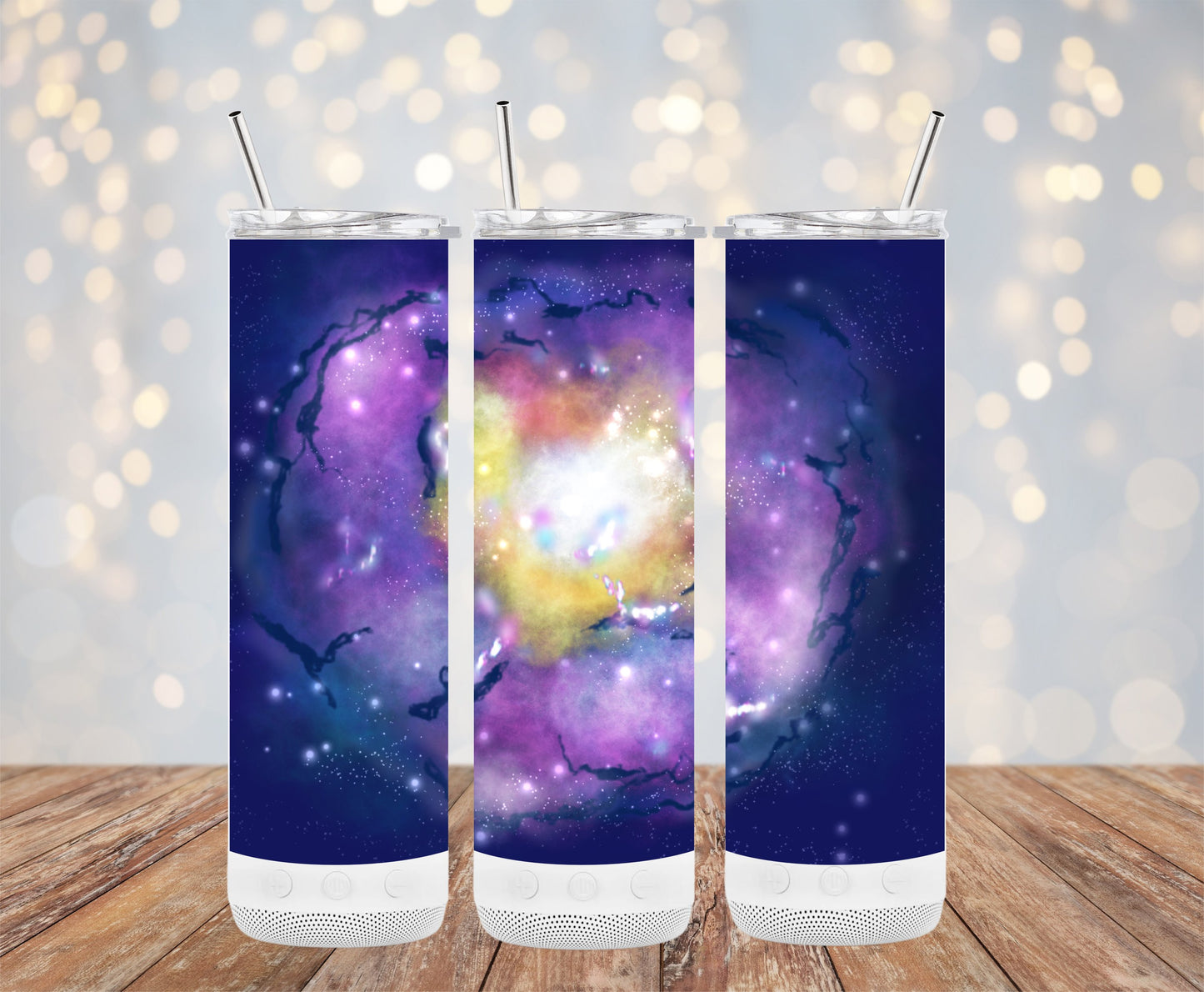 Vibrant Galaxy Design Insulated Travel Tumbler product type
