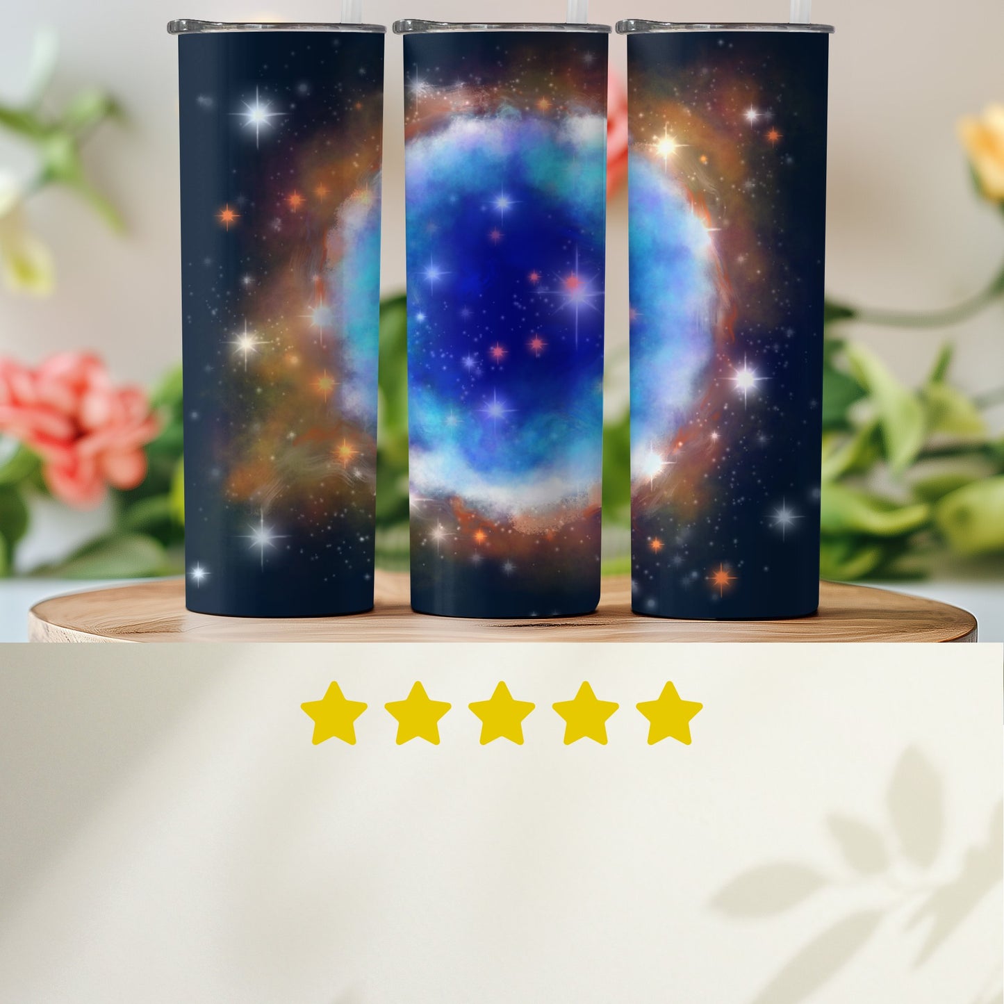 Outer Space Galaxy Design Vacuum Insulated Tumbler product