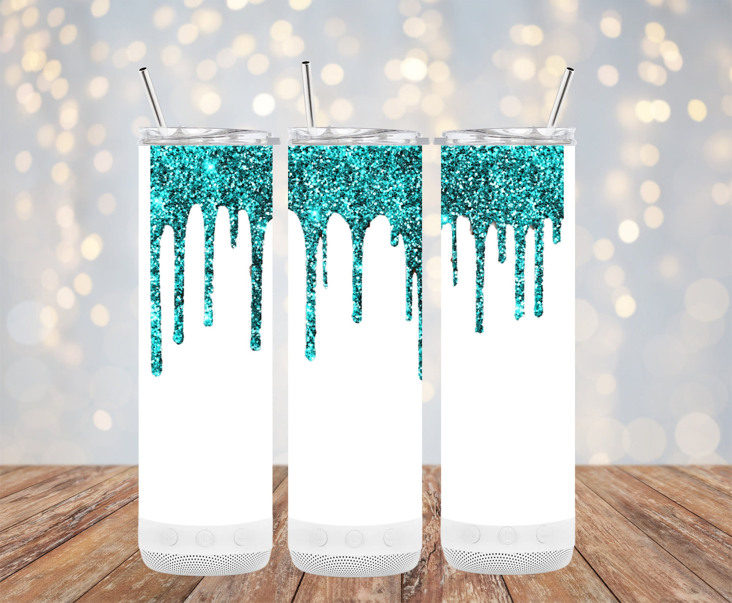 Glitter Drip Pattern Design Tumbler Drinkware product