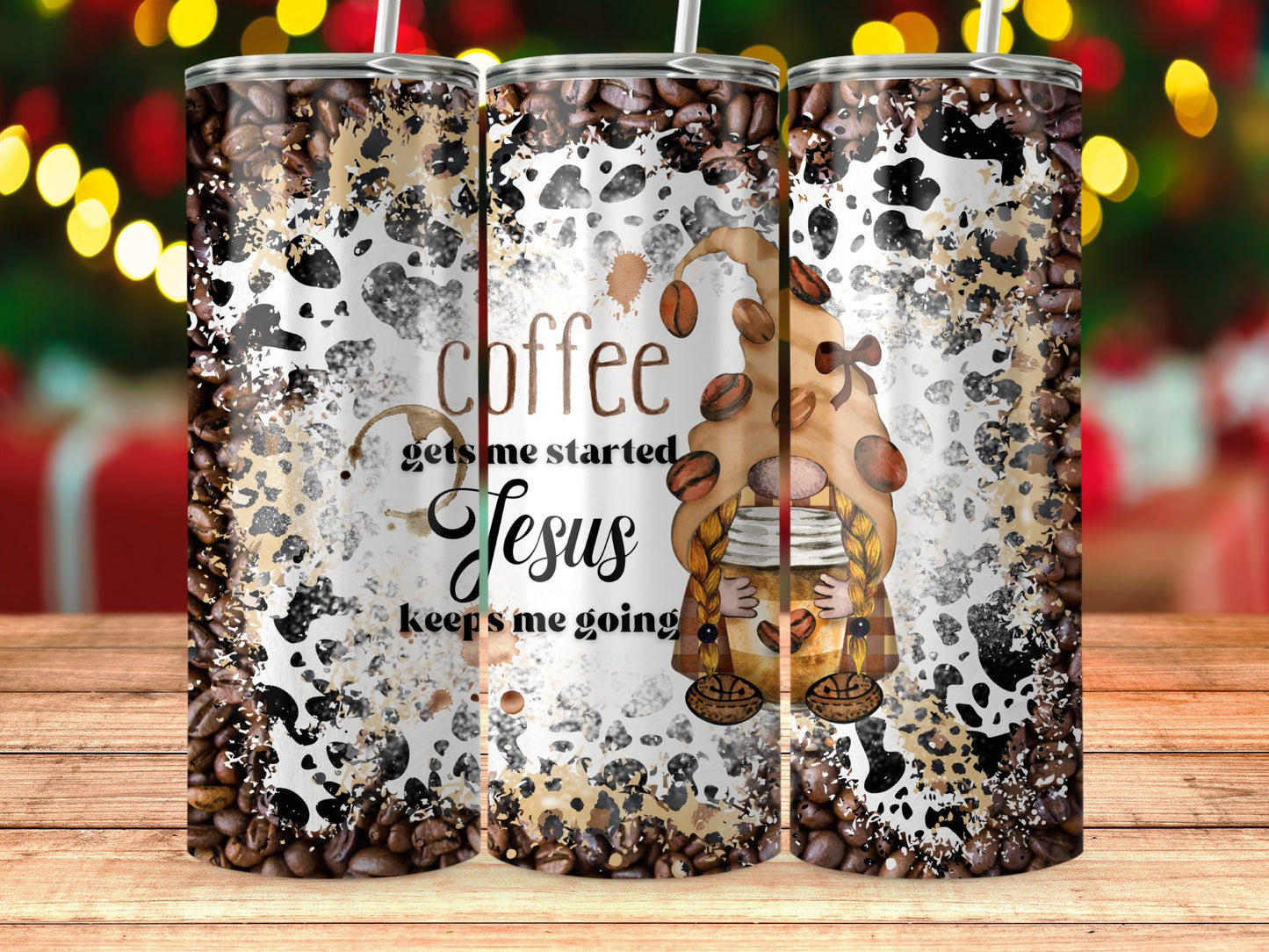 Coffee Gets Me Started Jesus Keeps Me Going product type