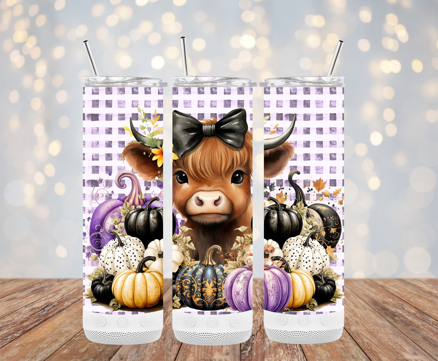 Baby Highland Pumpkins (Halloween Tumblers)