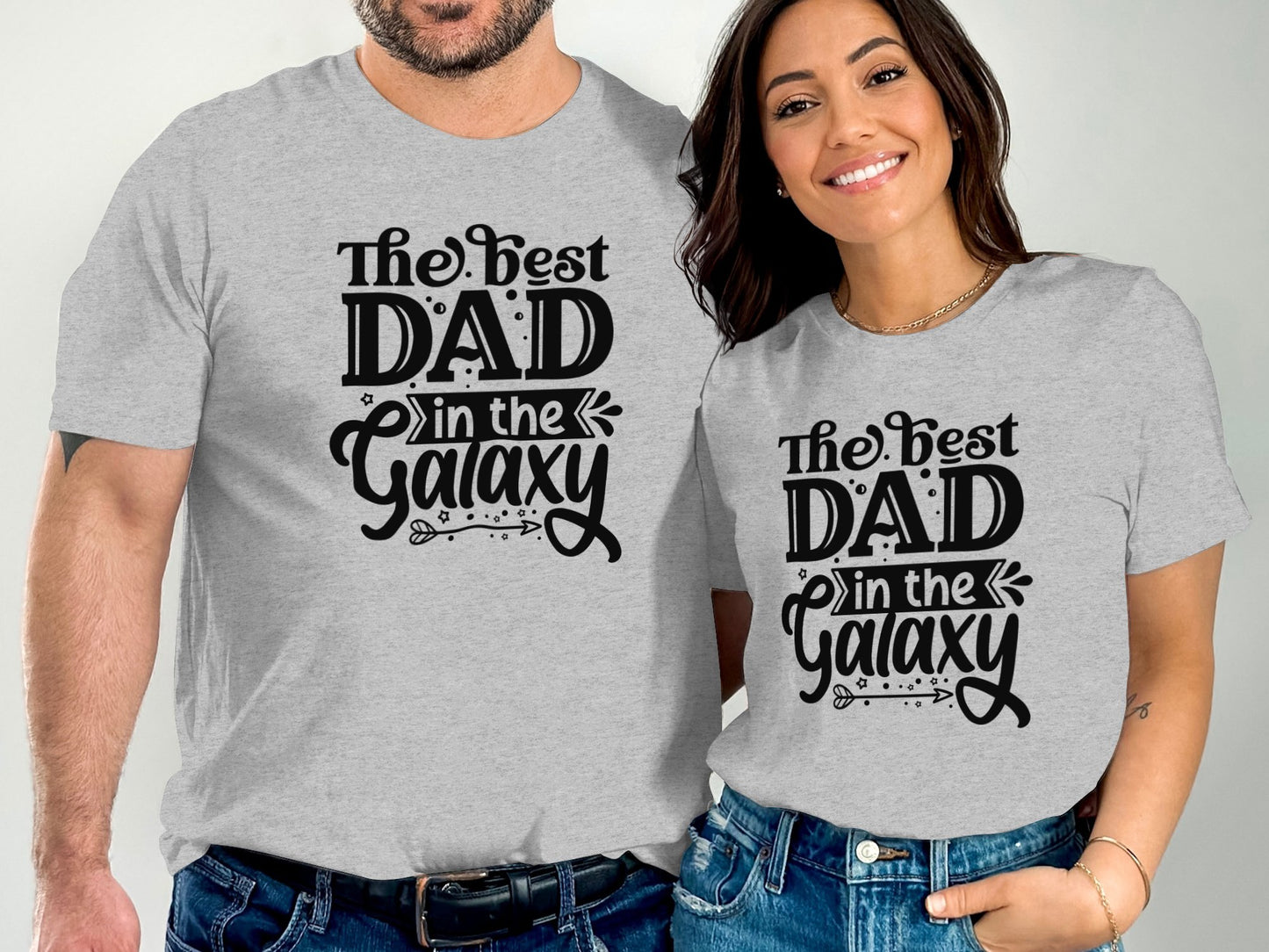 The Best Dad in the Galaxy Matching T-shirt product